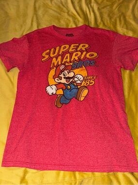 Nintendo mens Red Graphic Tee
